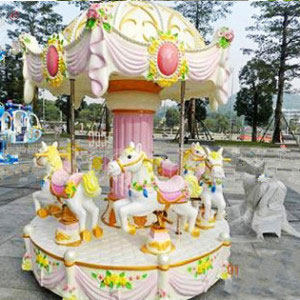 6 horse kiddie carousel