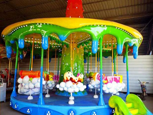 kiddie carousel with novel appearance