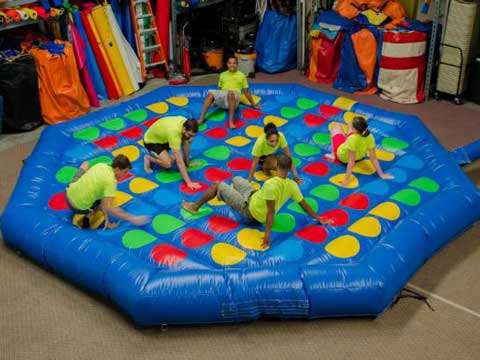 Twister inflatable game