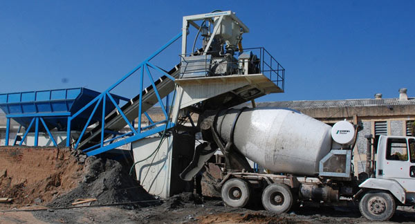 mobile concrete plant