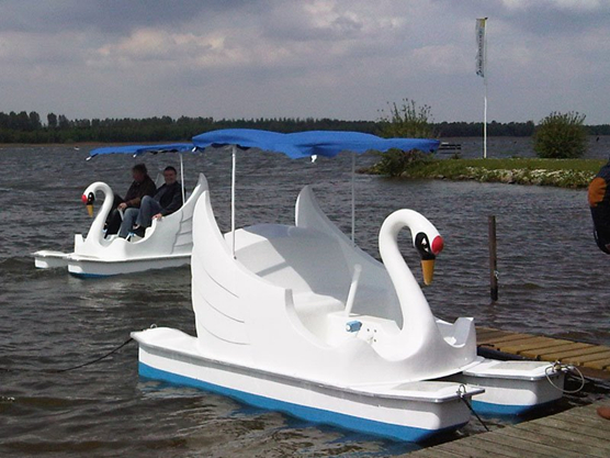 white swan quality paddle boats for water parks