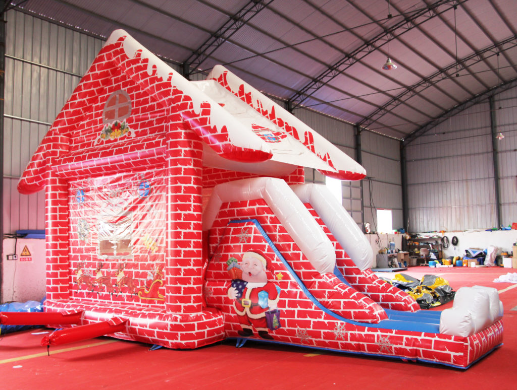 Christmas inflatable bounce house for sale