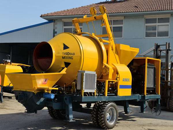 diesel concrete mixer pump