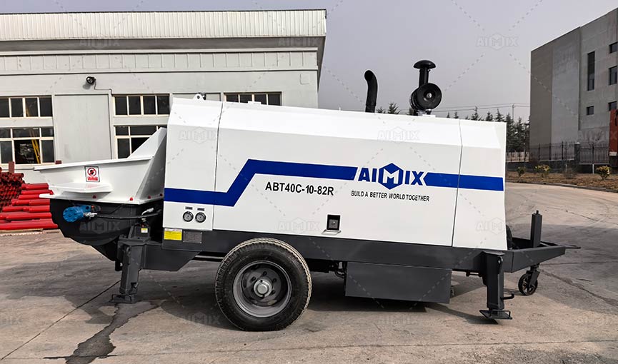 trailer pump machine