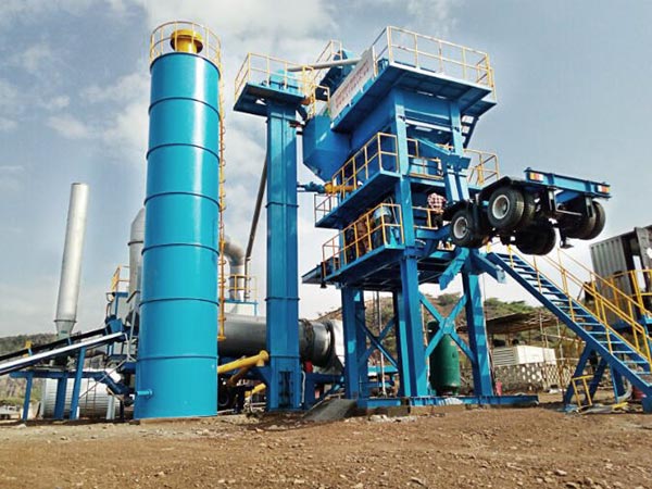 ALYQ120 mobile asphalt batching plant equipment