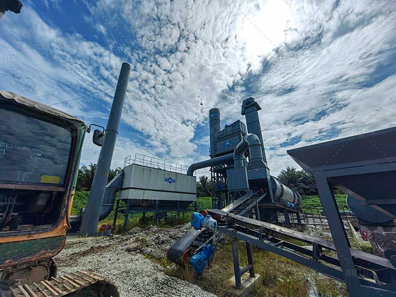 Asphalt Mix Plant Working