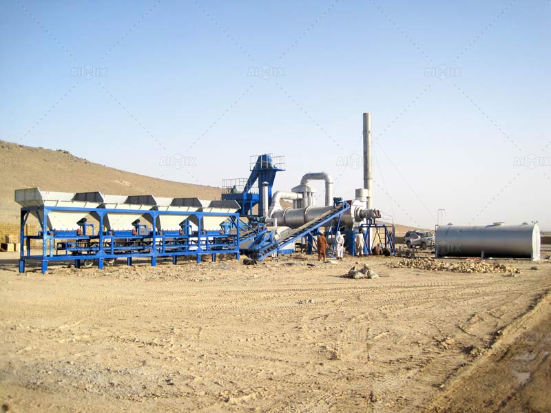 Continuous Mobile Asphalt Plant