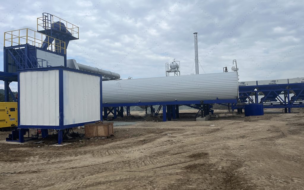 ALYT100 Asphalt mobile drum mix plant