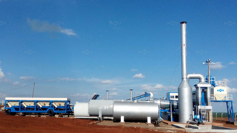 Mobile Type Drum Mix Asphalt Plant