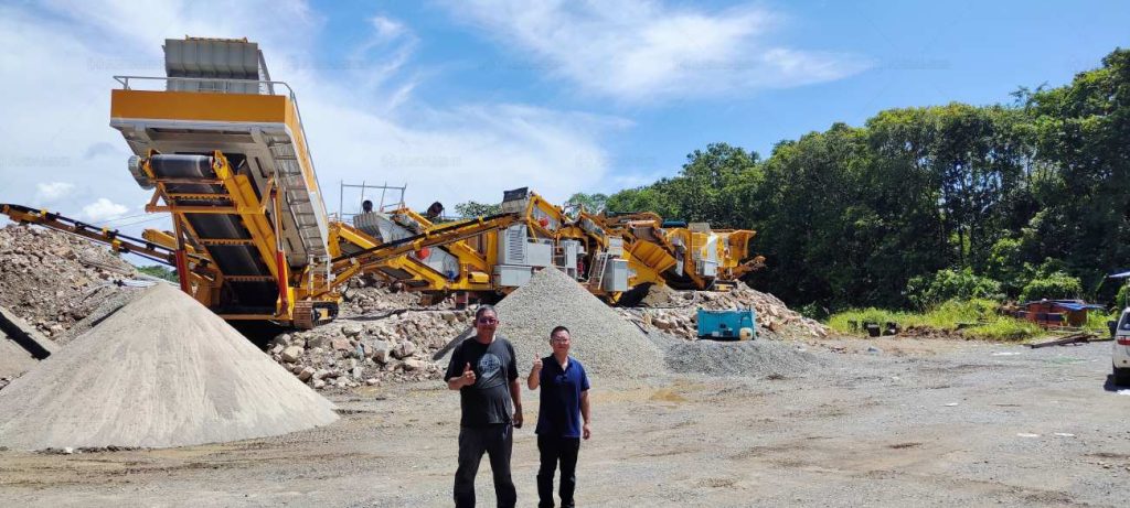 150tph aggregate crusher mobile